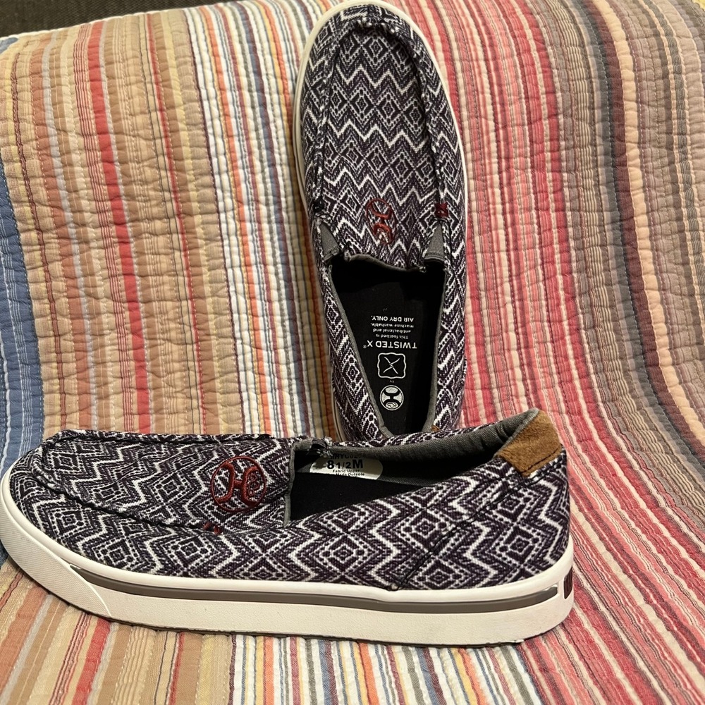 Twisted X Men's 8.5M Geometric Slip On Casual Shoes MHYC027